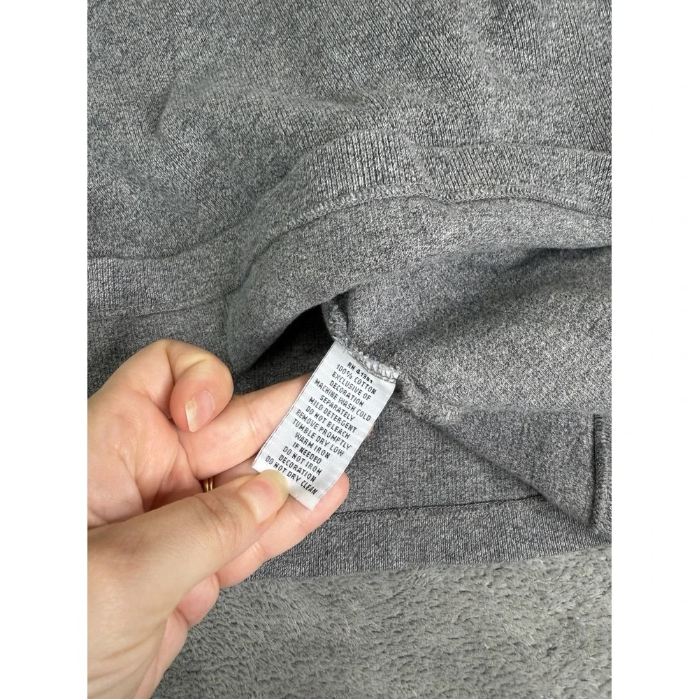 Polo Ralph Lauren 1/4 Zip Pullover Sweater Men's Size Large Gray Preppy